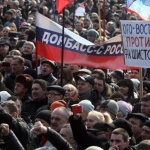 Проведоха се проруски митинги в градовете на югоизточна Украйна