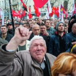 В Източна Украйна не спират митингите 
