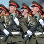 Първата репетиция на парада на Победата се проведе в Алабино