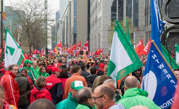 40 000 на протест в Брюксел срещу икономиите в ЕС 