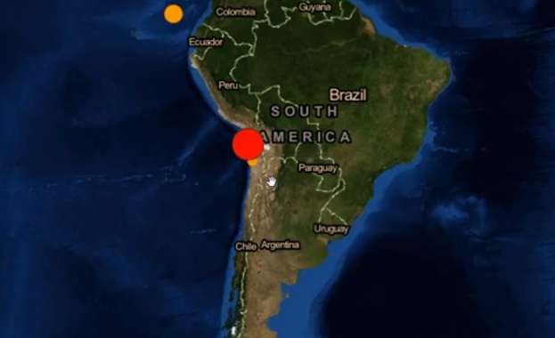 5,8 по Рихтер край бреговете на Чили