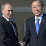 Путин разговаря с Бан Ки-мун