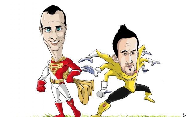 Франция не спира да хвали Бербатов, сравниха го със Супермен