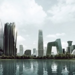 Chaoyang Park Plaza – вдъхновение от шан шуй-живописта