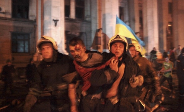 Бях там, в горящата сграда на Профсъюзите...