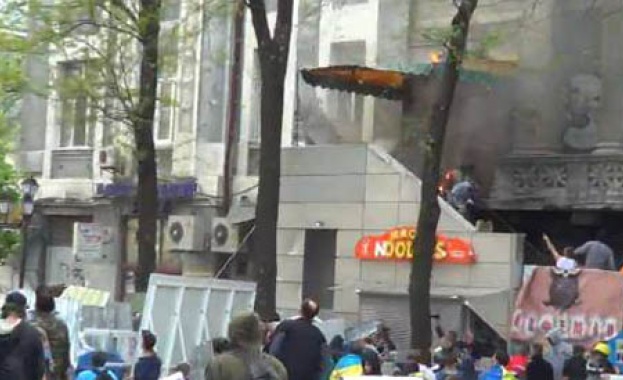 В Одеса подпалиха Българския културно-информационен център