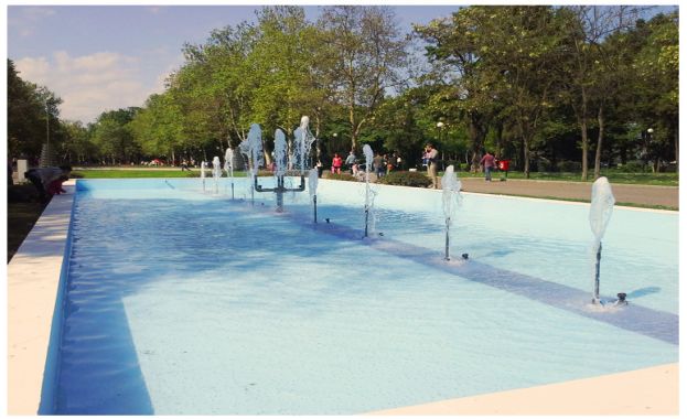 Фонтанът в Морската градина в Бургас грейна с нова визия