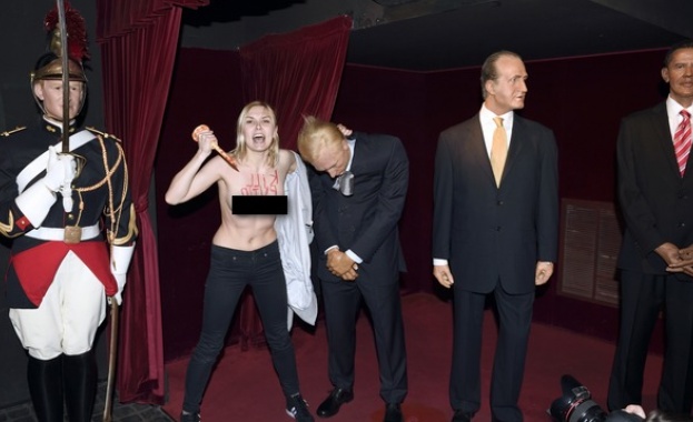 Femen отсече главата на Путин