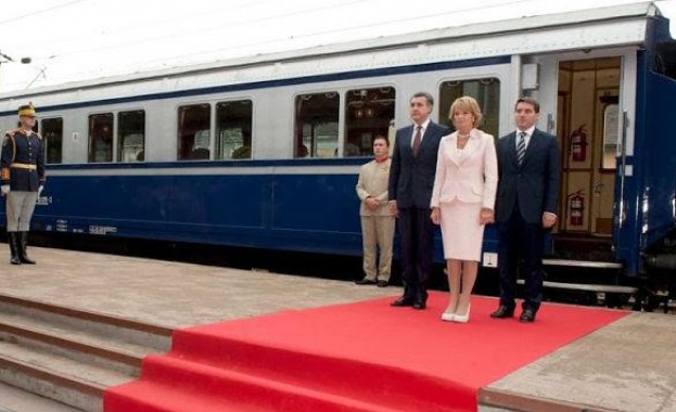 Румънският кралски влак пристига в Русе