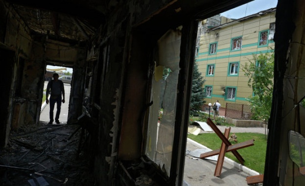 Завод за боеприпаси пламна в Луганск 