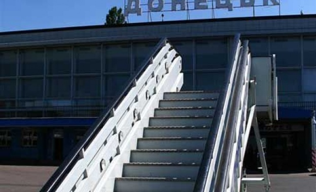 Стрелба в района на международното летище в Донецк