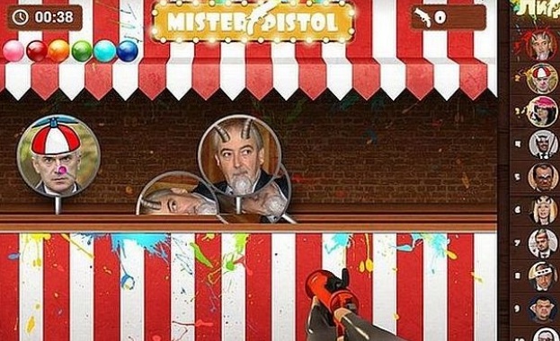 Родни политици станаха мишени във виртуална игра