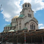 50-метрова сцена за "Борис Годунов" пред Св. Александър Невски"