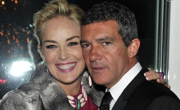 Антонио Бандерас отново близък с Шарън Стоун