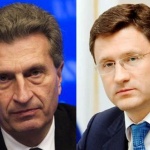 Новак и Йотингер обсъждат „Южен поток” в Москва 