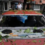 След градушката в София: Един загинал, 40 пострадали и много материални щети