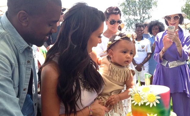 Ким Кардашиян нае двойник на дъщеря си 