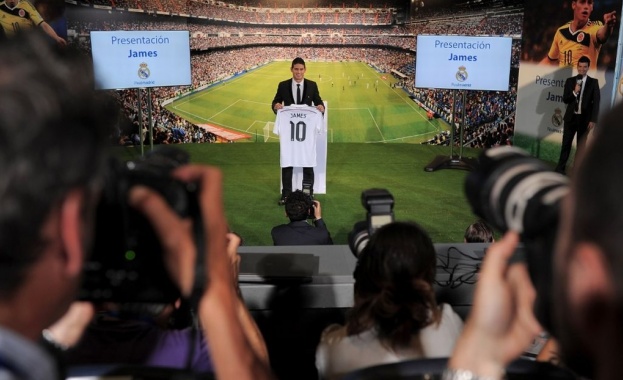 За един час Реал спечели 90 хиляди от Хамес Родригес