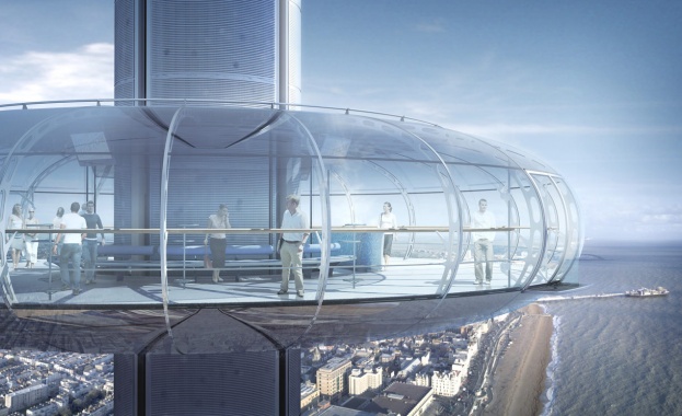 Marks Barfield Architects проектират кула за наблюдение в Брайтън