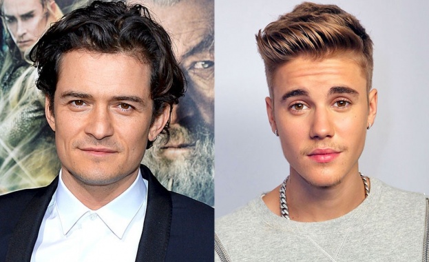 Бийбър обяви война на Орландо Блум 