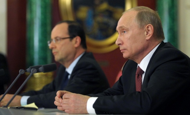 Путин и Оланд се обединиха около нуждата от хуманитарна помощ за населението на Украйна