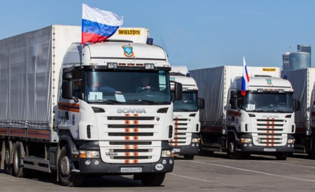Всички камиони от руския хуманитарен конвой пристигнаха в Луганск 