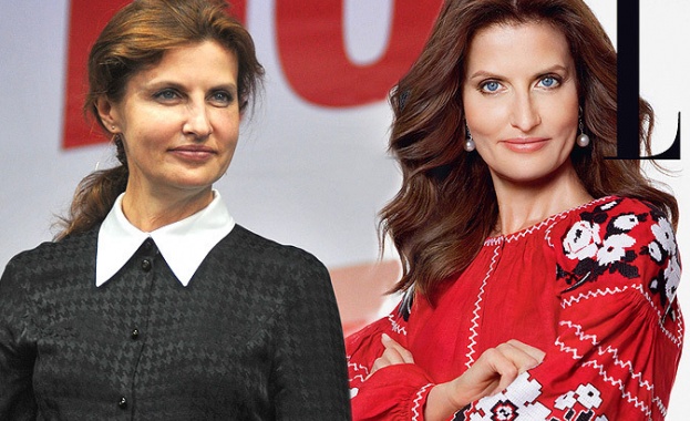 Докато в Украйна бушува война, жената на Порошенко се снима за модно списание