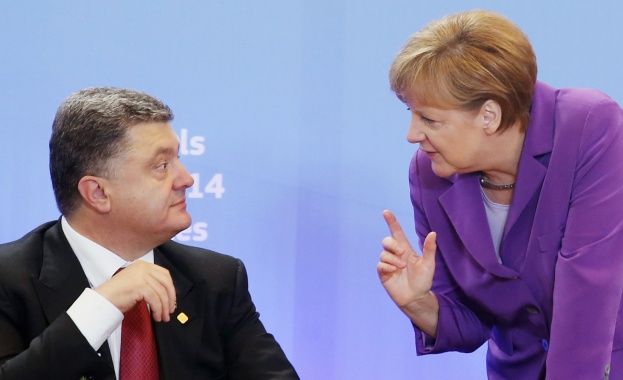 Меркел обеща 500 млн. евро за възстановяването на Източна Украйна