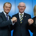 Туск, Могерини и санкциите