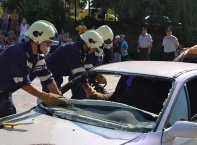 Пожарникари демонстрират умения във Велико Търново, „Булфото”