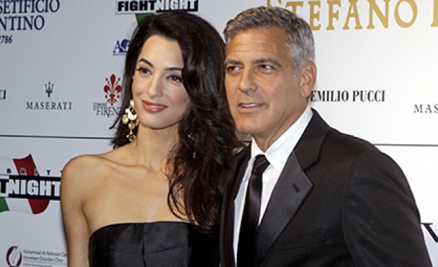 Клуни се обясни в любов на Аламудин пред целия свят /видео/