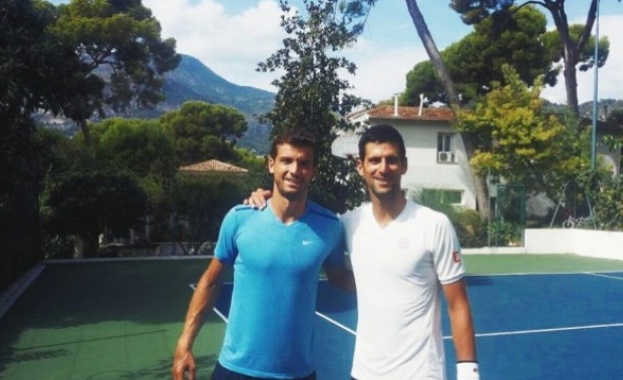 Джокович и Гришо тренират заедно в Монте Карло
