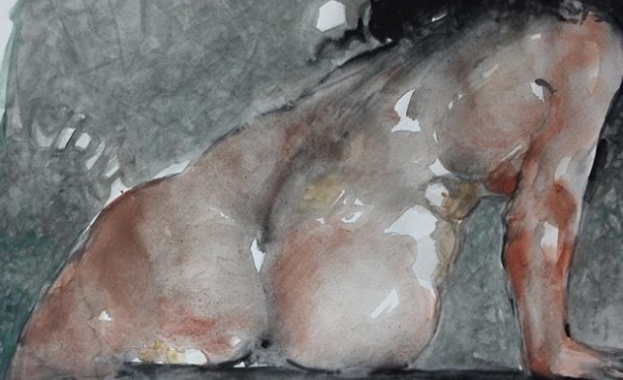 Вежди в еротични игри с четката