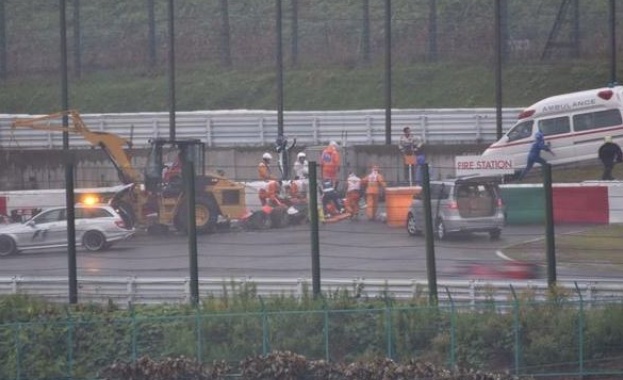 Тежък инцидент прекрати Гран при на Япония 