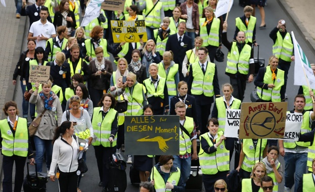 Нова стачка на "Луфтханза" ще засегне над 200 000 пътници