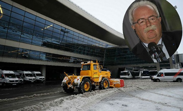 Шофьорът на снегопочистващия камион във «Внуково» е бил пиян