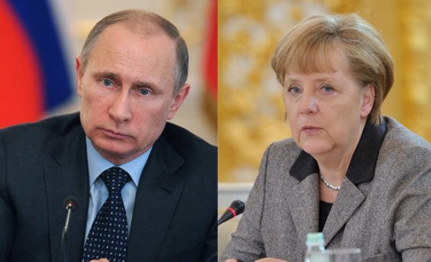 Путин и Меркел обсъдиха доставките на газ и риска от ебола