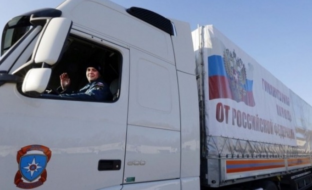 Руският конвой с хуманитарна помощ влиза в Украйна