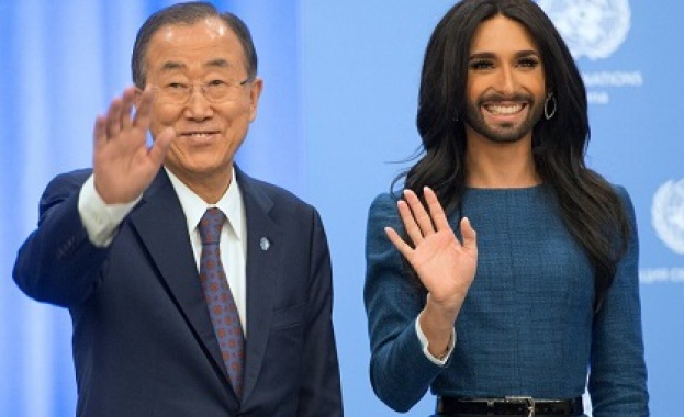 Кончита Вурст пя за Бан Ки-мун