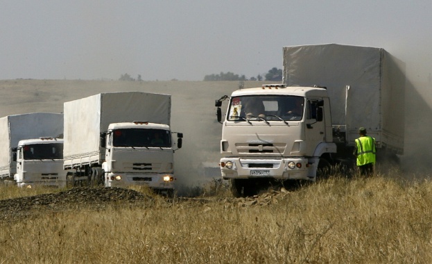 Пореден руски конвой достави помощ в Донбас