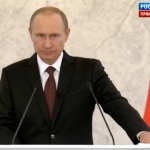 Путин не е съгласен с твърдението, че Русия е «притисната» от всички страни