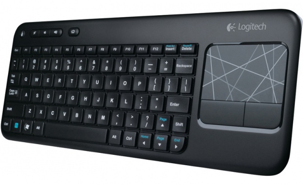 Logitech Wireless Touch Keyboard K400 дава на потребителите пълен контрол при работа със Smart телевизори