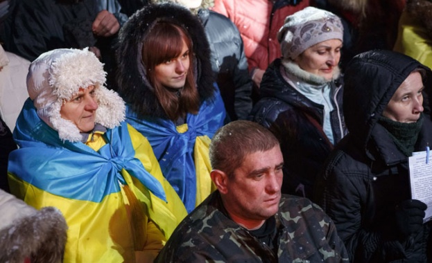 В Киев протестират пред Националната банка