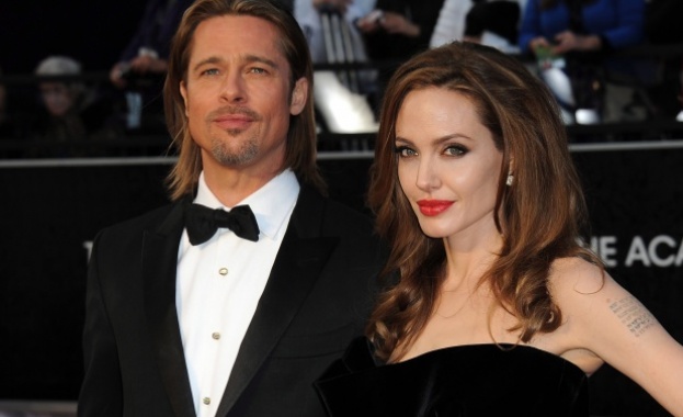 Анджелина Джоли и Брад Пит с интернет охрана