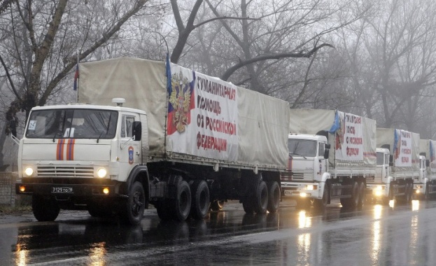 Поредният хуманитарен конвой за Донбас се отправи към Ростов на Дон