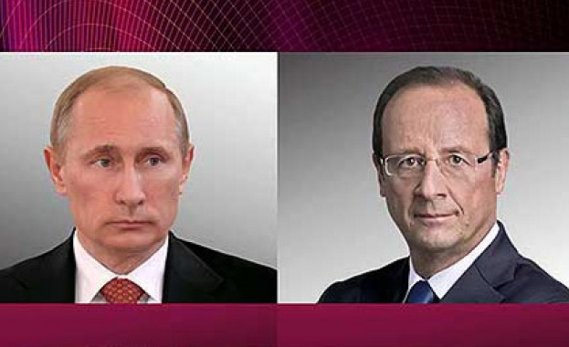 Владимир Путин изрази съболезнованията си на френския президент 