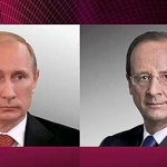 Владимир Путин изрази съболезнованията си на френския президент 