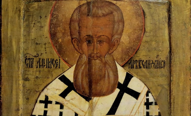 Свети Атанасий Велики и Кирил Александрийски