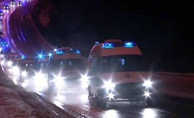 Колони от „Бърза помощ“ с ранени прииждат в Киев