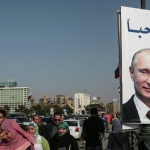 Египет посреща Путин с руски знамена и плакати с лика на президента